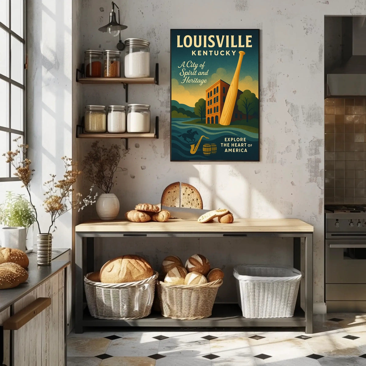 Explore Louisville, Kentucky Poster