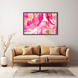 Vibrant Floral Abstraction Poster