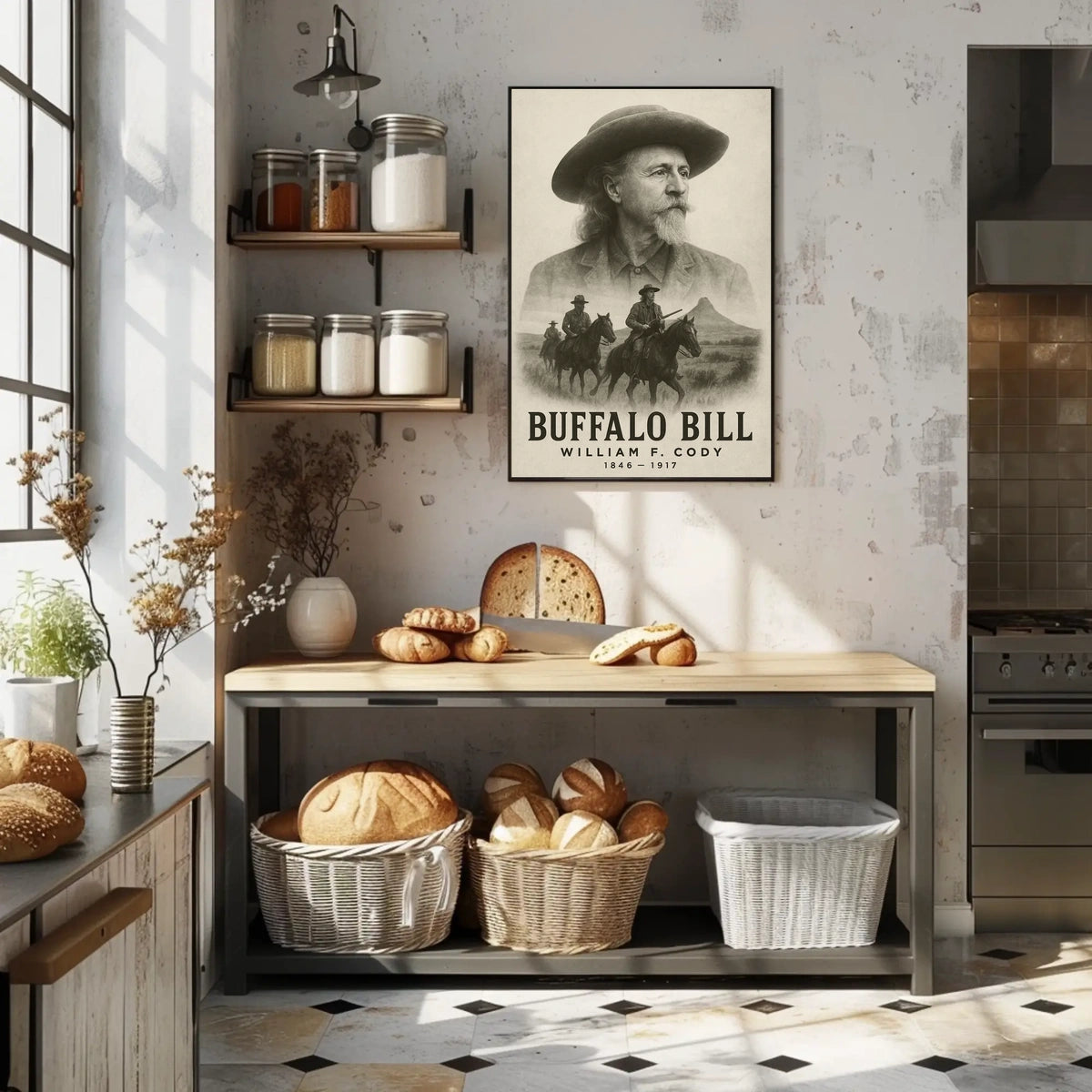 Buffalo Bill Wild West Tribute Cultural or Heritage Poster