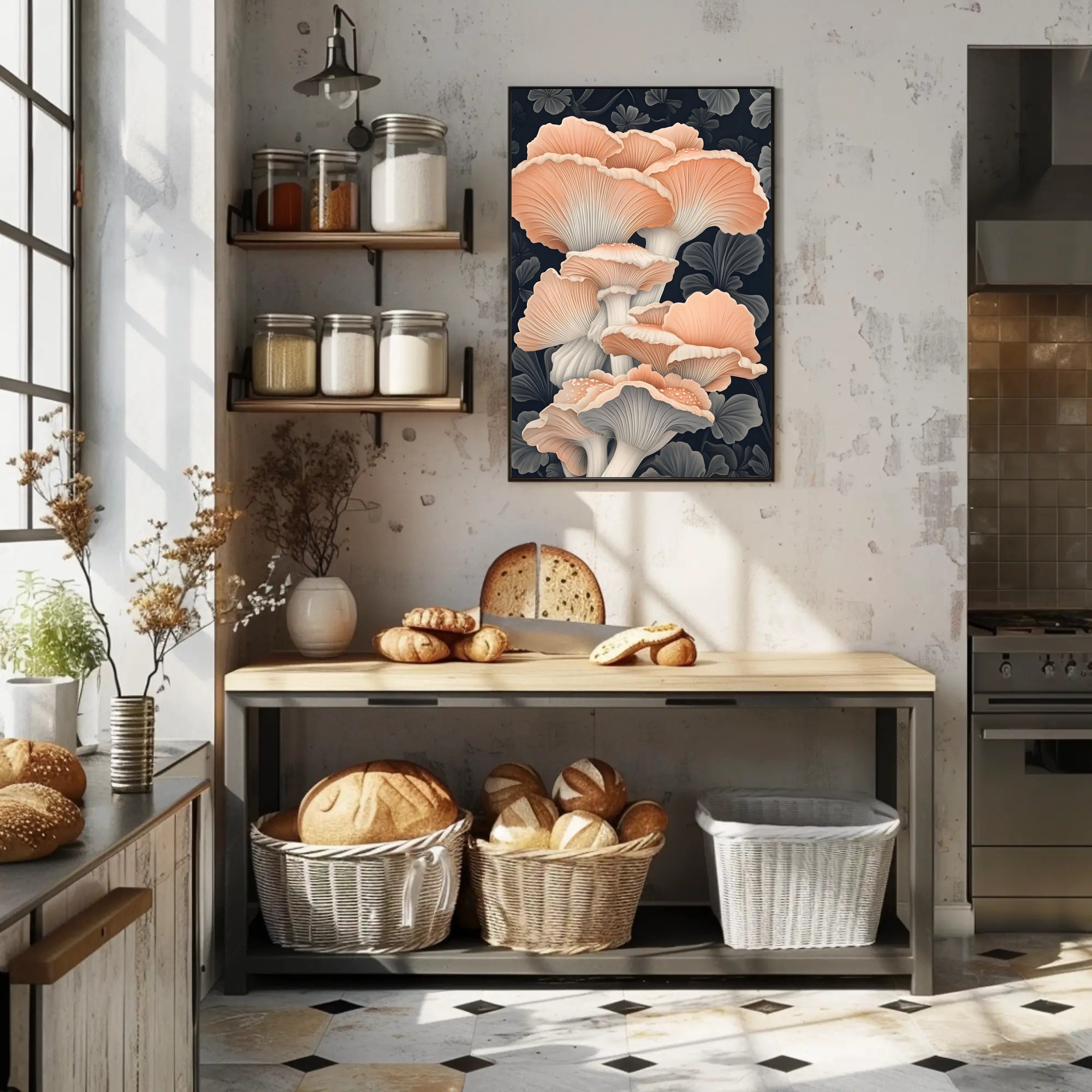 Enchanted Fungi Art Print Wall Decor