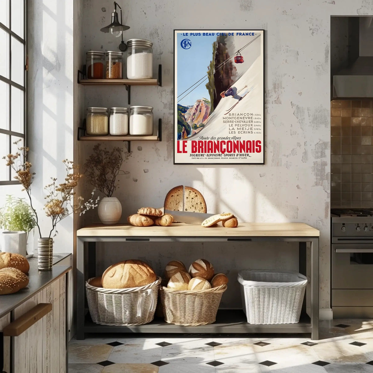 Le Briançonnais Winter Sports And Poster