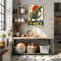 T-Rex Roars Poster PosterGoat