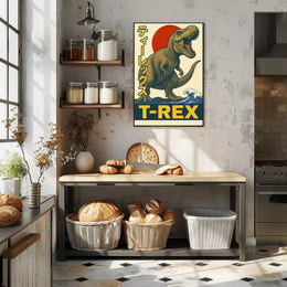 T-Rex Roars Poster PosterGoat