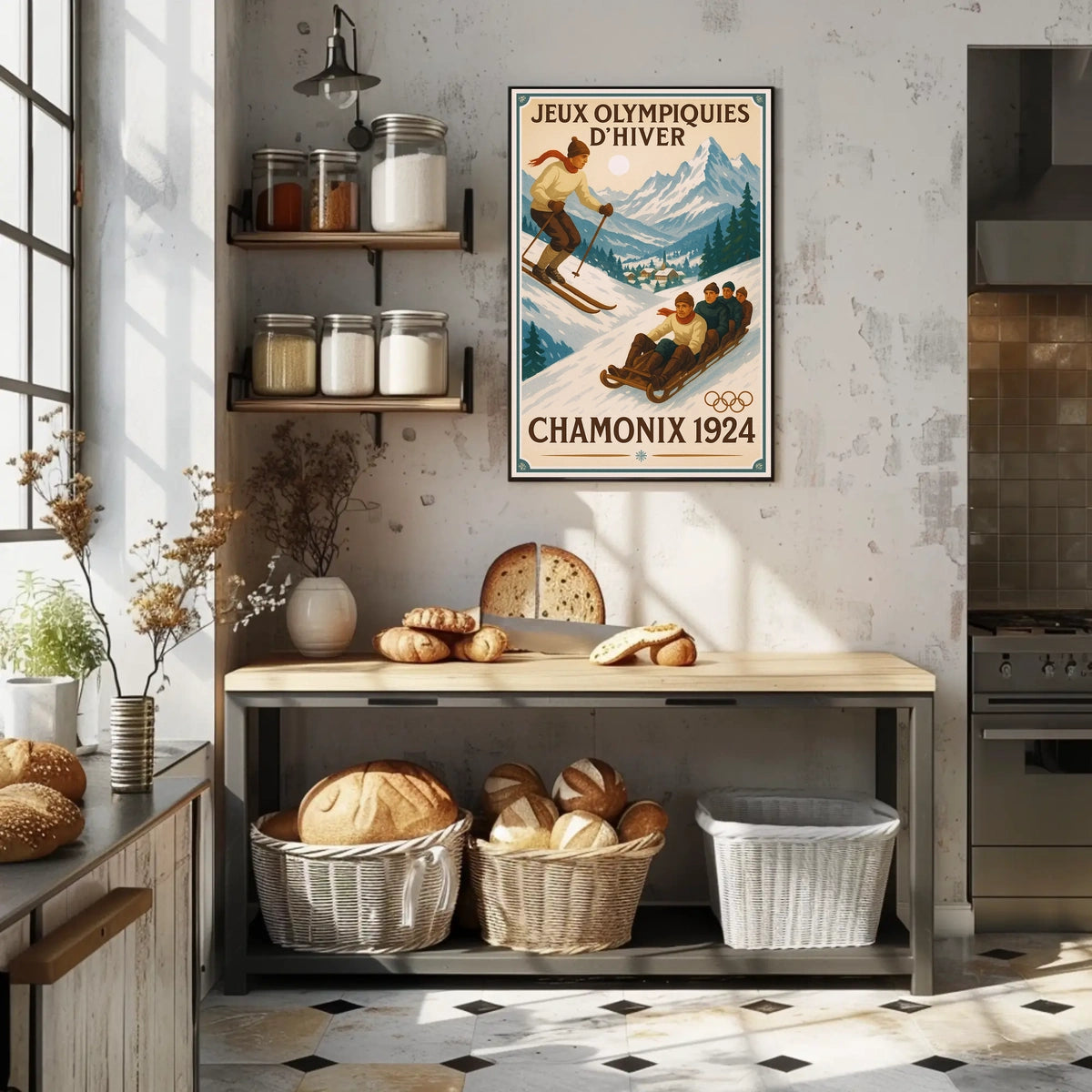Winter Olympics Chamonix 1924 Poster