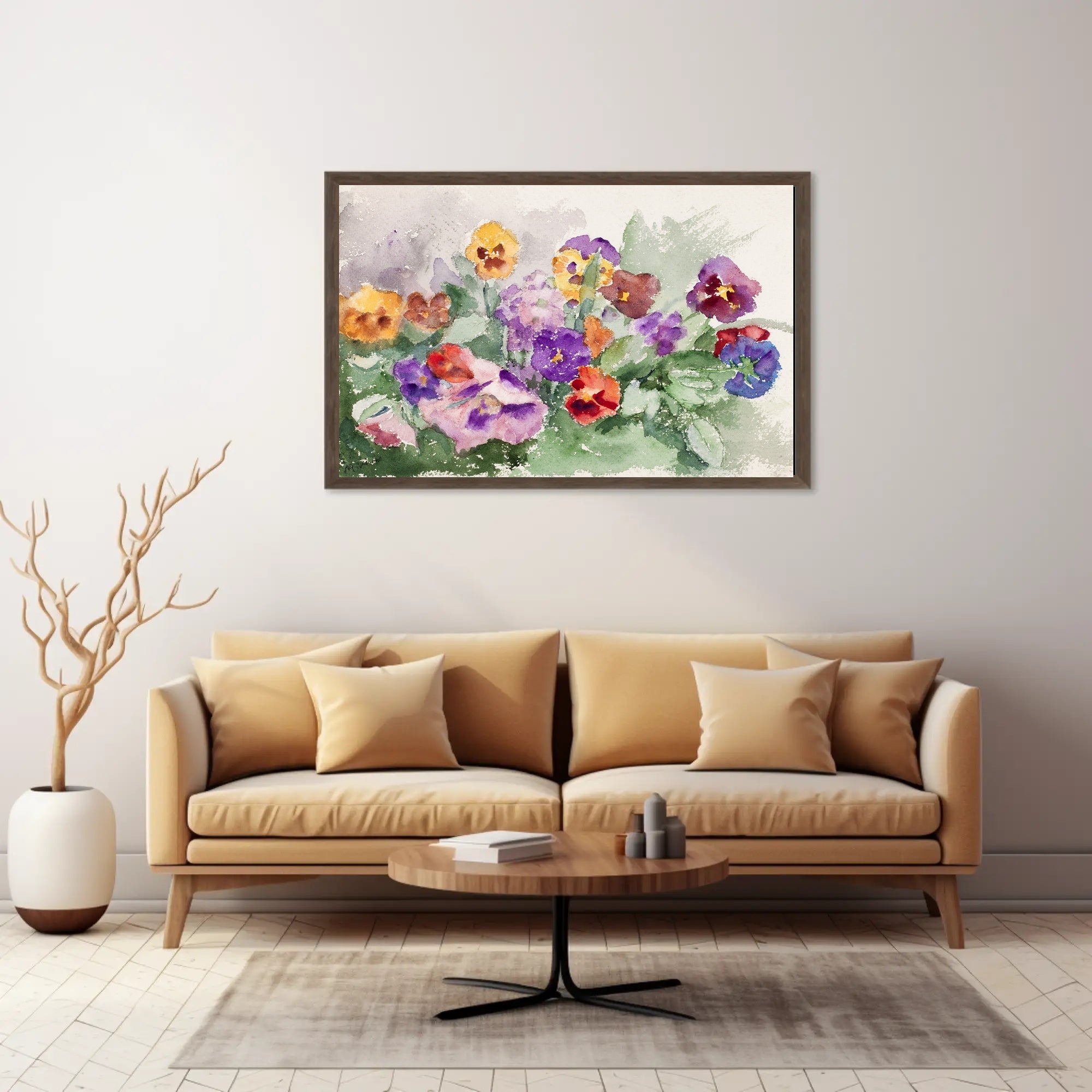 Watercolor Blossoms Poster