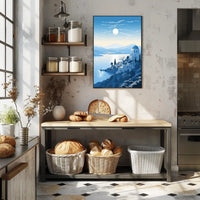 Tranquil Mediterranean Landscape Poster PosterGoat