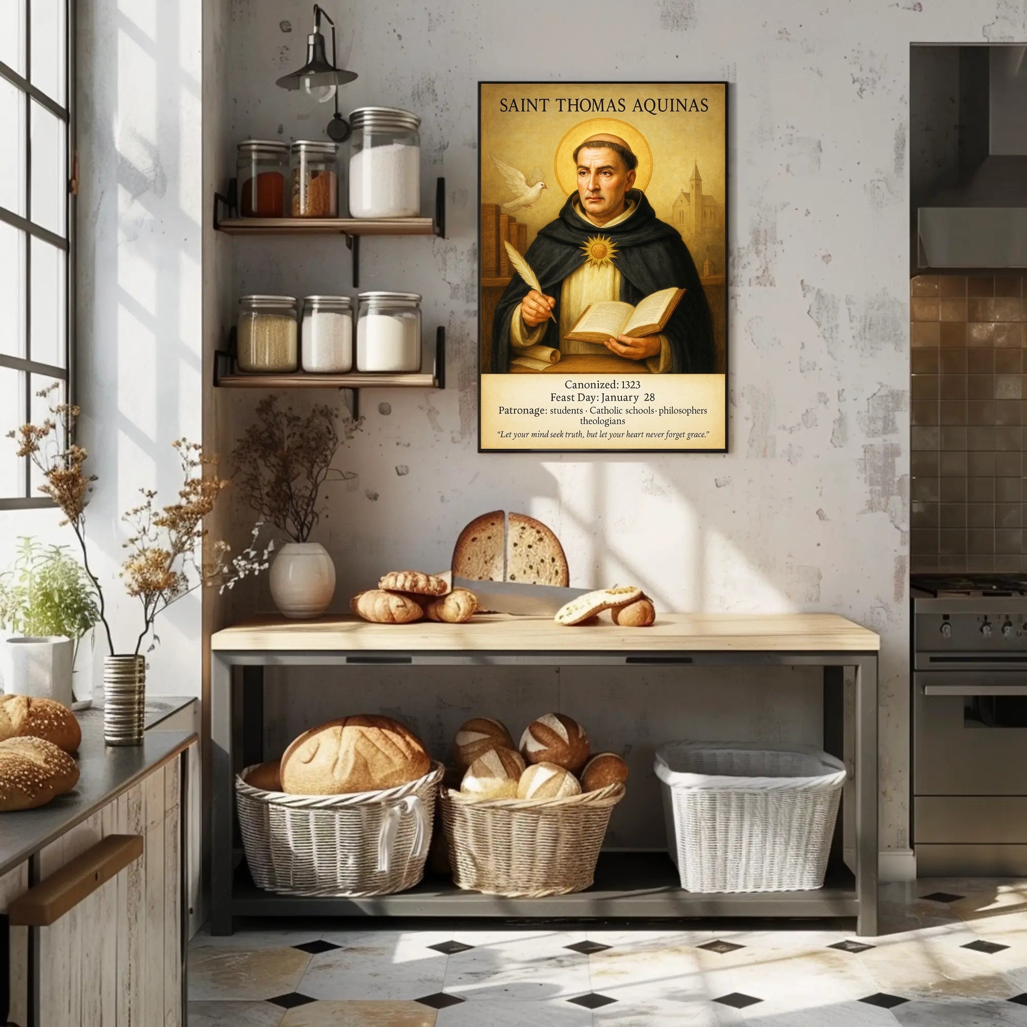 Saint Thomas Aquinas Poster PosterGoat