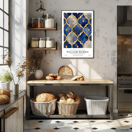 William Morris Cotton Prints Exhibition Poster