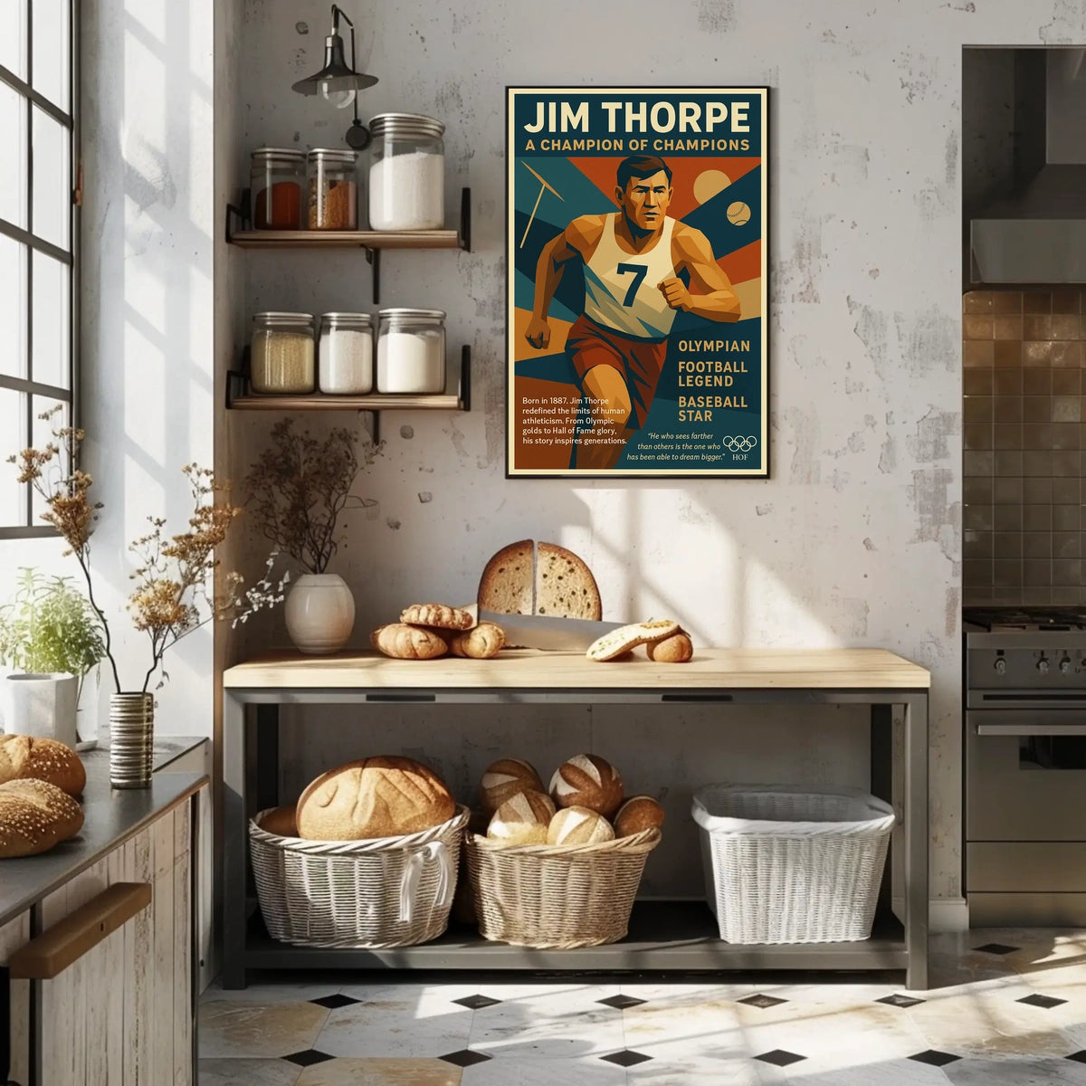 Jim Thorpe Legendary Champion Poster