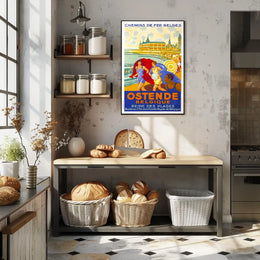 Ostende Queen Of The Beaches Poster