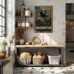 George Washington 1st President Poster