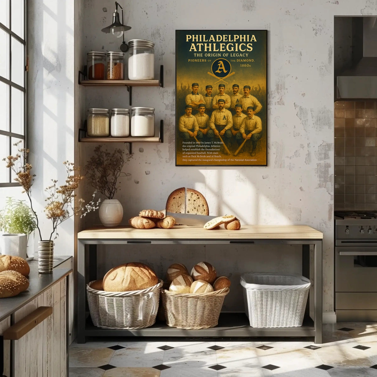 Philadelphia Athletics The Origin Of Poster