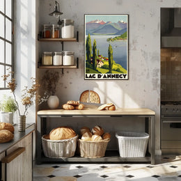 Lac DAnnecy Travel Poster