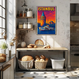 Istanbul A City of Timeless Beauty Poster