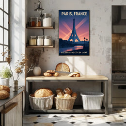 Discover Paris The City Of Light Poster