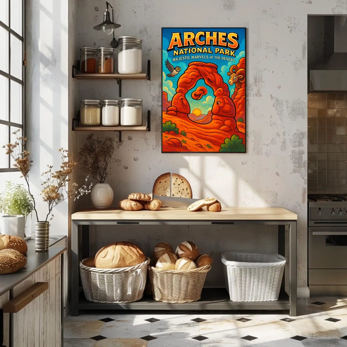 Arches National Park Adventure Travel Poster