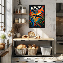 Discover Hawaii - A Journey Awaits Poster PosterGoat