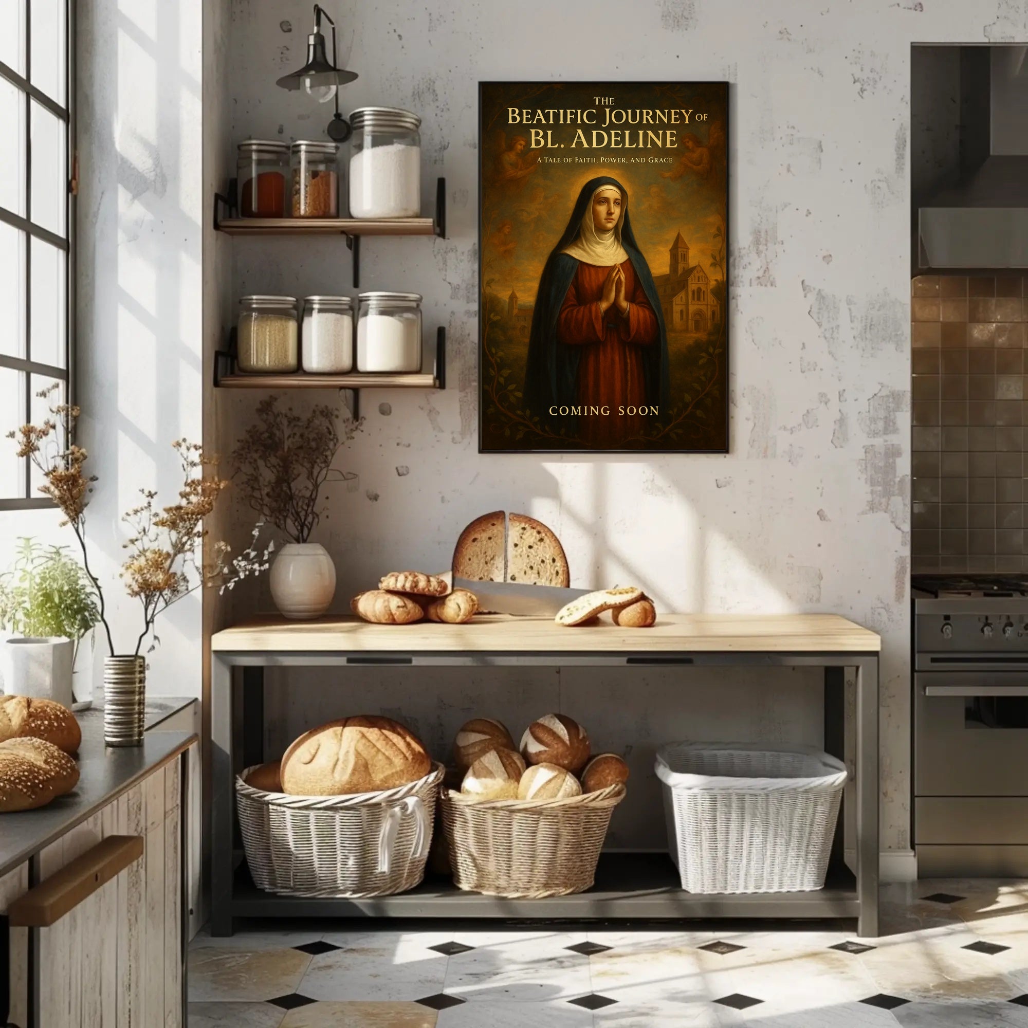 Beatific Journey Bl Adeline Poster Print Religious