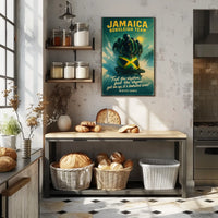 Jamaica Bobsleigh Team Winter Games Poster