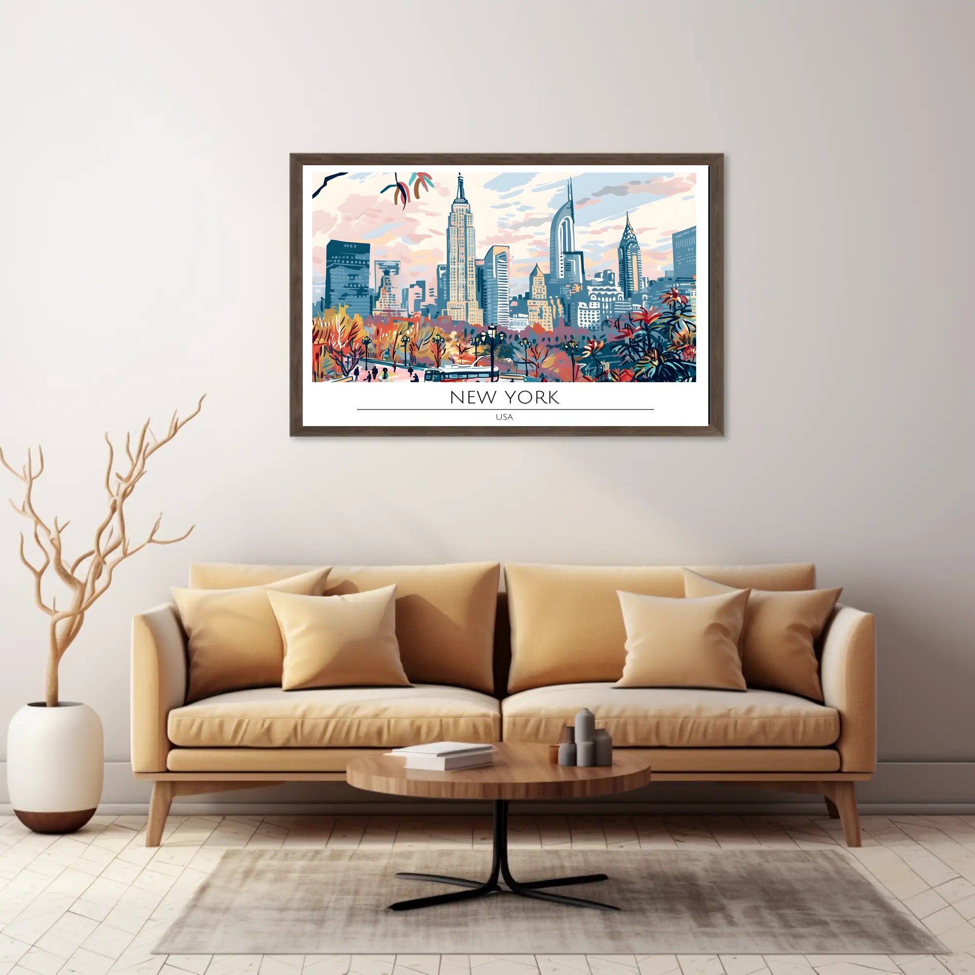 New York Cityscape Poster