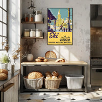 Ski In CanadaS Laurentian Mountains Poster