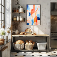 Abstract Color Symphony Abstract Poster