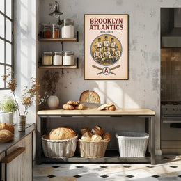 Brooklyn Atlantics Baseball Team Poster PosterGoat
