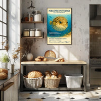 Discover the Porcupine Pufferfish Poster