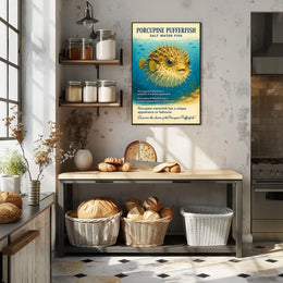 Discover the Porcupine Pufferfish Poster