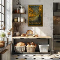 New Orleans Bayou Bright Poster