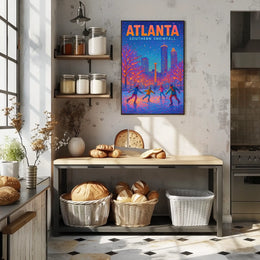 Atlanta Southern Snowfall Poster