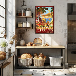 Menton La Perle De La France Poster