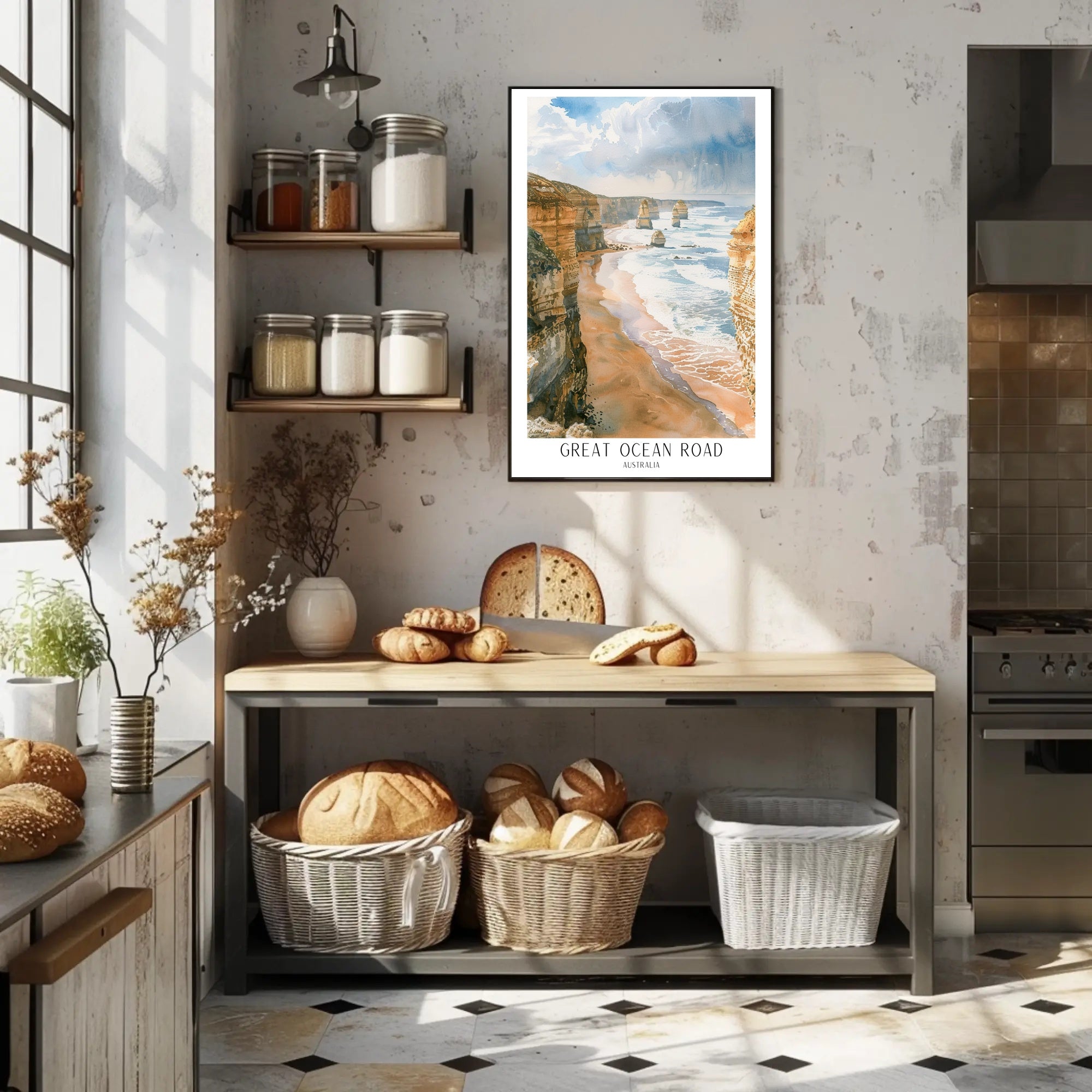 Great Ocean Road Scenic Travel Poster PosterGoat