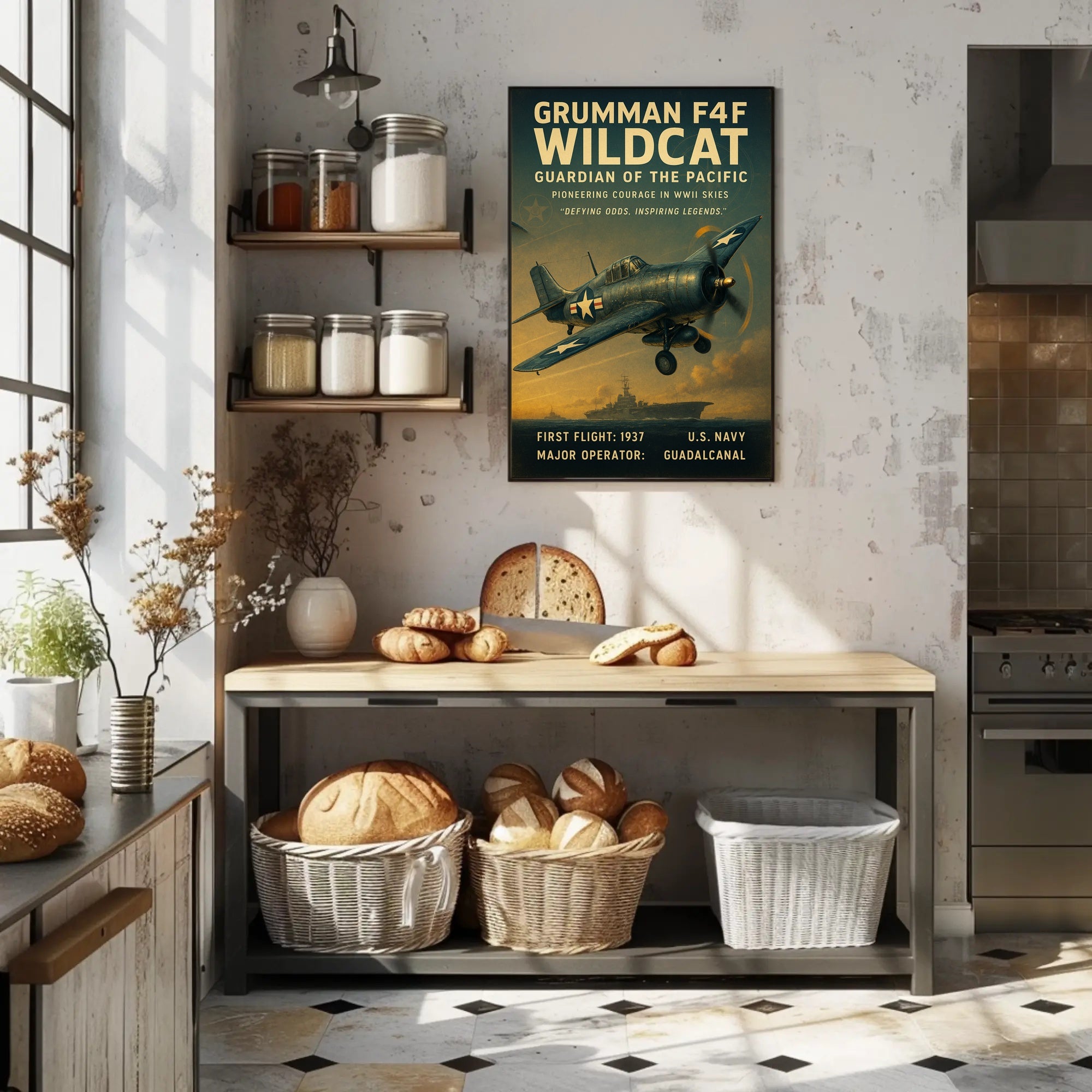 Grumman F4F Wildcat Poster