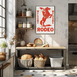 Welcome Rodeo Poster PosterGoat