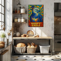 Harpy Eagle Mosaic Poster