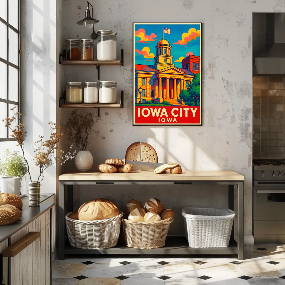 Iowa City Landmark Poster