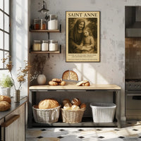 Saint Anne Patron Of Families And Poster