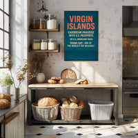 Virgin Islands Caribbean Paradise Poster