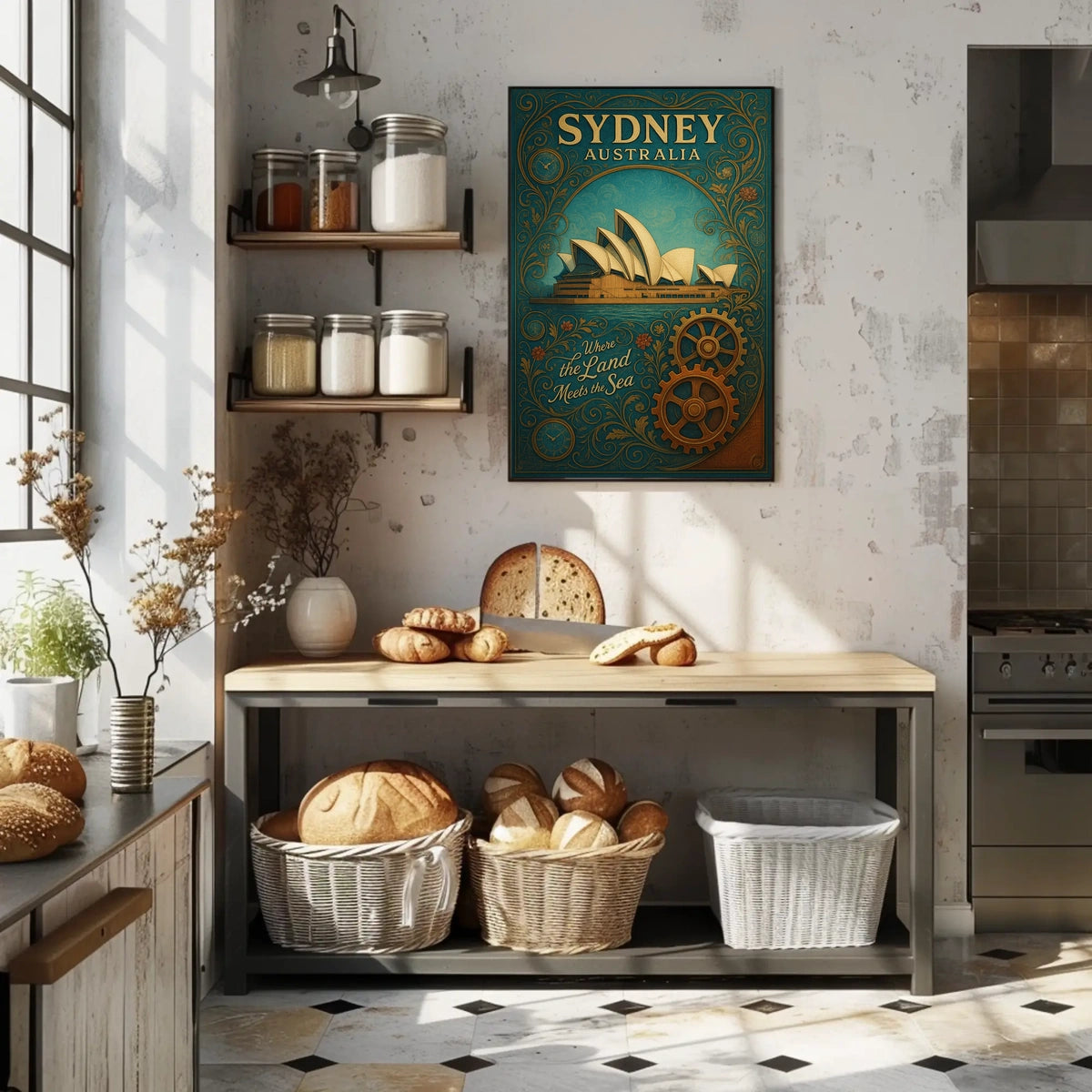 Sydney, Australia Where the Land Meets the Sea Poster