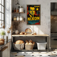 Richard Nixon 37th President of the United States Graffiti Pop Art Poster