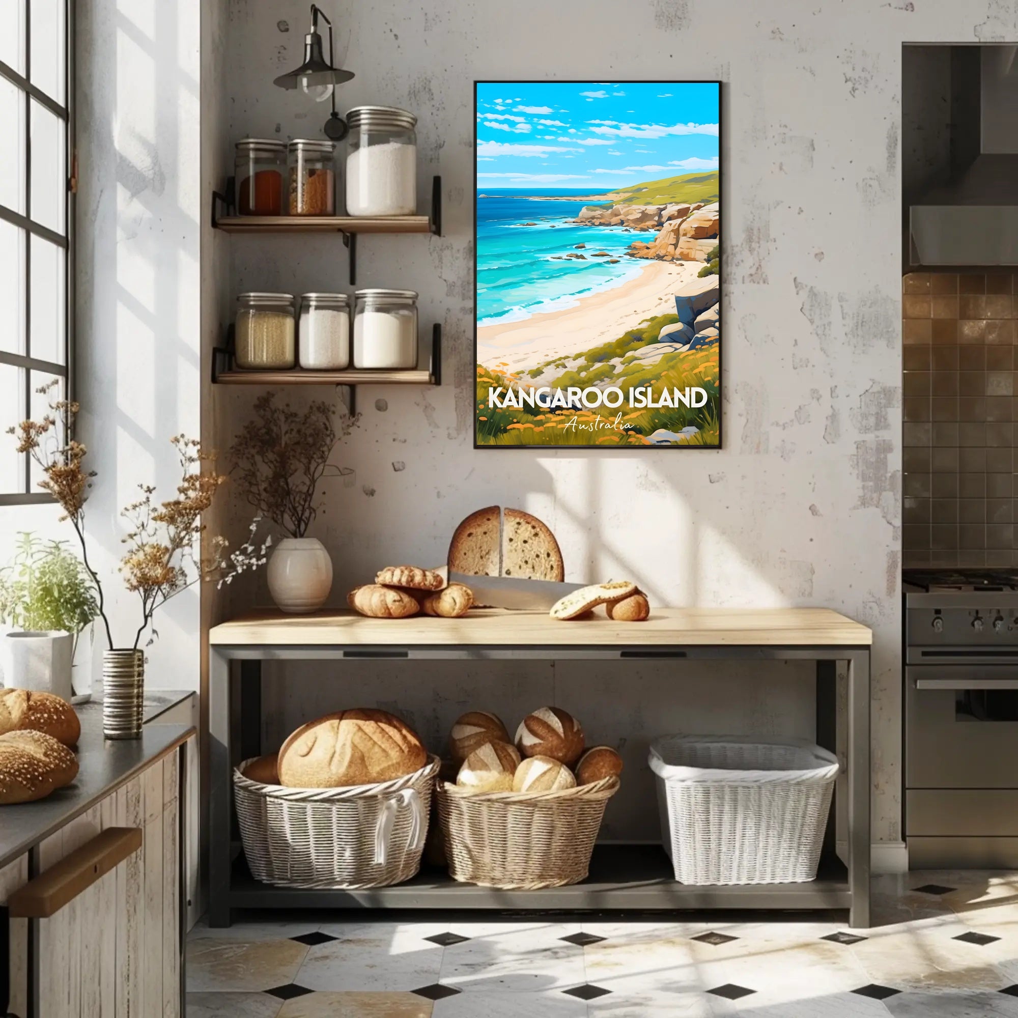 Kangaroo Island Scenic Escape - Travel Poster