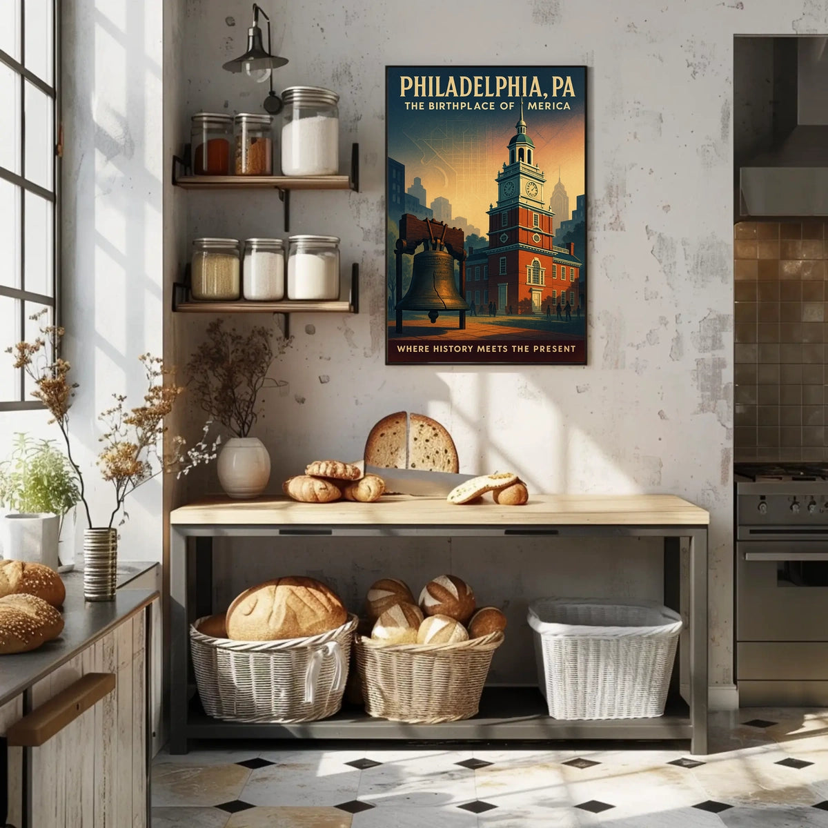 Philadelphia The Birthplace of America Poster