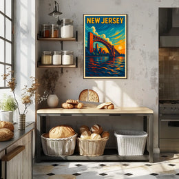 New Jersey Sunset Poster