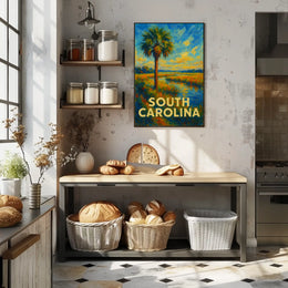 South Carolina Landscape Poster