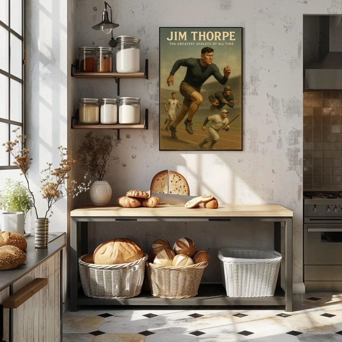 Jim Thorpe The Greatest Athlete Of All Poster