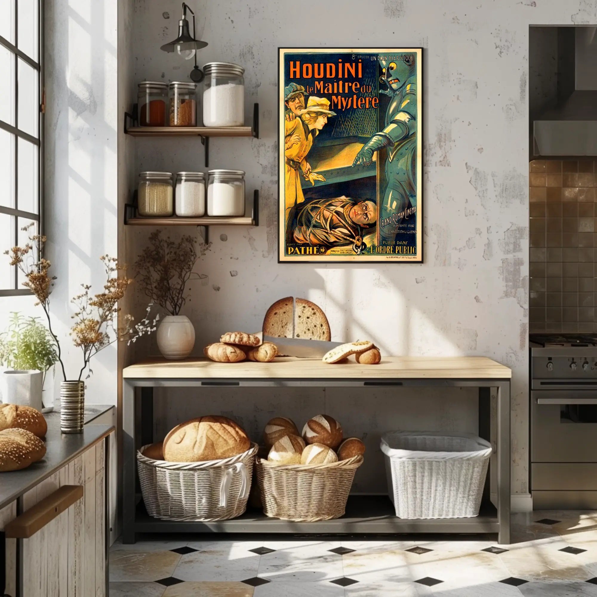 Mystery and Sci-Fi Escape Artistry Futuristic Sci-Fi Poster