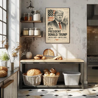 Donald Trump 47th President Poster