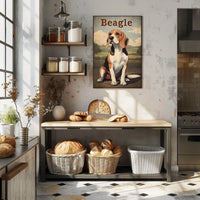 Beagle Portrait Poster