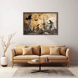Mystical Gothic Ravens Fantasy Art Poster Print